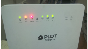 PLDT modem light indicators, how to fix LOS loss of signal